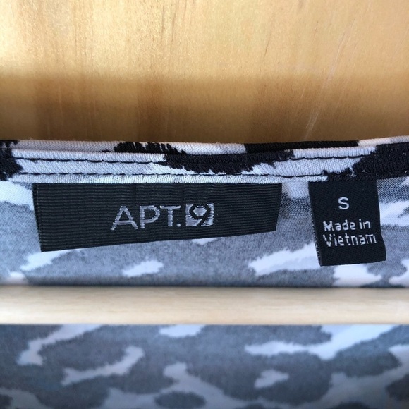 APT. 9 abstract print sleeveless scoop neck dress size small - Picture 8 of 8